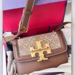 Tory Burch Small Eleanor Brown Shoulder Bag (With Box) - Accessories | Buy Online at Best Price