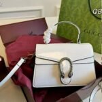 Gucci Dionysus Top Handle White Shinny Handbag (With Box) - Accessories | Buy Online at Best Price