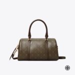 Tory Burch Jacquard Coffee Boston Bag - Accessories | Buy Online at Best Price