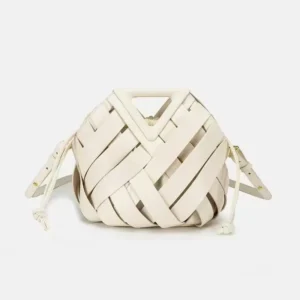 Bottega Veneta Two In One White Clutch Handbag - Accessories | Buy Online at Best Price