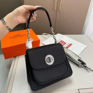 Marc Jacobs Turn Lock Satchel Black Shoulder Bag (With Box) - Accessories | Buy Online at Best Price