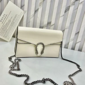 Gucci Dionysus White Shinny Small Sling Bag (With Box) - Accessories | Buy Online at Best Price