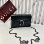 Gucci Dionysus Black Shinny Small Sling Bag (With Box) - Accessories | Buy Online at Best Price