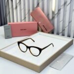 Miu Miu Cat Eye Women Black Optical Frame