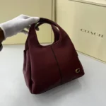 Coach Lana Maroon Color Shoulder Bag (With Box) - Accessories | Buy Online at Best Price