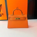 Hermes Kelly Mini Orange Handbag - Accessories | Buy Online at Best Price