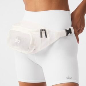 Alo Yoga White Fanny Pack Bag - Accessories | Buy Online at Best Price