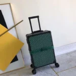 Goyard Bourget PM Green 20Inch Cabin Trolley Bag - Accessories | Buy Online at Best Price