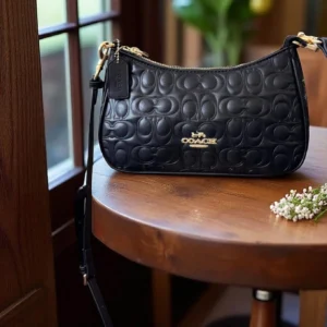 Coach Teri Black Embossed Sling Bag (With Box) - Accessories | Buy Online at Best Price