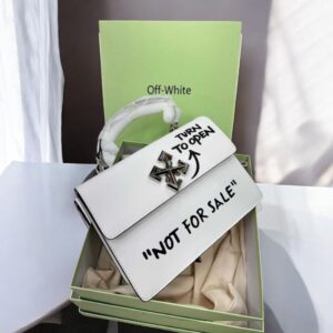 Off White Jitney Top Handle White NFS Bag (With Box)