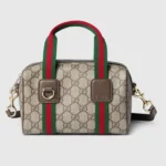 Gucci Mini GG Khaki Hand Bag (With Double Box) - Accessories | Buy Online at Best Price