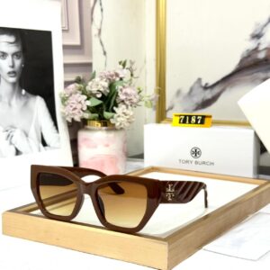 Tory Burch Tortoiseshell Square Brown Women Sunglasses
