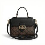 Coach Morgan Top Handle Coffee Black Handbag (With Box) - Accessories | Buy Online at Best Price