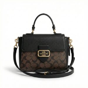 Coach Morgan Top Handle Coffee Black Handbag (With Box) - Accessories | Buy Online at Best Price