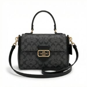 Coach Morgan Top Handle Black Color Handbag (With Box)