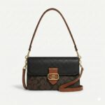 Coach Morgan Signature Coffee Black Shoulder Bag (With Box) - Accessories | Buy Online at Best Price