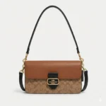 Coach Morgan Signature Apricot Brown Shoulder Bag (With Box) - Accessories | Buy Online at Best Price