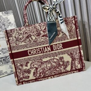 Christian Dior Red Tiger Tote (With Box) - Accessories | Buy Online at Best Price