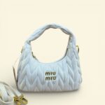 Miu Miu Wander Velvet White Shoulder Bag (With Box) - Accessories | Buy Online at Best Price