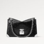 Louis Vuitton Trunkie Black Embossed Premium Sling Bag (With Box Double Box Packaging) - Buy Online | Brandfasion