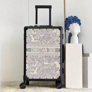 Dior Tiger Grey Color 20 Inch Cabin Trolley Bag