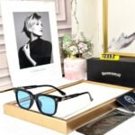 Chrome Hearts Square Frame Black Acetate Blue Men’s Sunglasses - Accessories | Buy Online at Best Price
