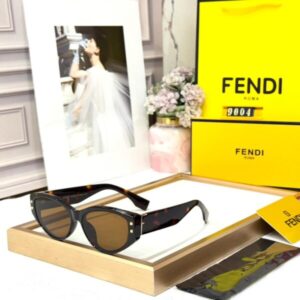 Fendi Square Frame Tortoiseshell Acetate Women’s Sunglasses