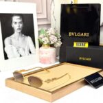 Bvlgari Serpenti Gold Metal Oval Frame Brown Women’s Sunglasses - Accessories | Buy Online at Best Price
