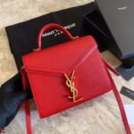 YSL Cassandra Shoulder Bag Red 12A Quality with Dustcover & Box - Accessories | Buy Online at Best Price
