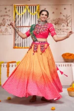 YellowPrintedEmbroidereredDesignerChaniyaCholi2363 1