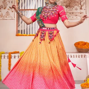 YellowPrintedEmbroidereredDesignerChaniyaCholi2363 1