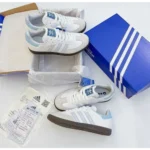 Adidas Samba Sky Blue Shoes For Men (SL106) - 7a first copy shoes | Buy Online at Best Price