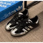Adidas Samba X Atmos Tuxede Silver Black Shoes For Men (LAB143) - 7a first copy shoes | Buy Online at Best Price