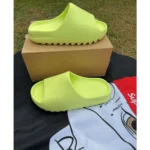 Adidas Yeezy Slide Glow Green For Men (LAZ425) - 7a first copy shoes | Buy Online at Best Price