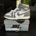 Air Jordan Retro 1 Washed Black Shoes For Men (HS72) - 7a first copy shoes | Buy Online at Best Price