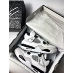 Air Jordan Retro 4 Military Black Shoes For Men (SZ26) - 7a first copy shoes | Buy Online at Best Price