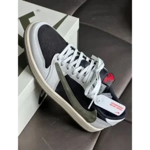 Air Jordan Travis Scott Olive Green Shoes For Men (HS27)