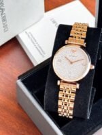 Armani Rose gold Full Diamond - Accessories | Buy Online at Best Price