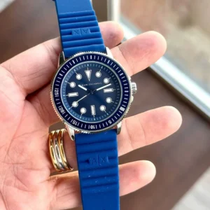 Armani Watch Silver Blue For Men (SL147)