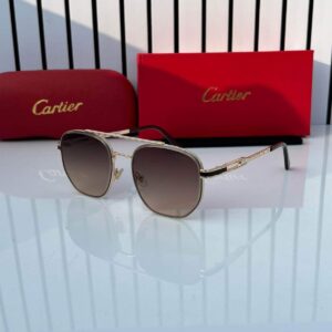 Cartier Sunglass 152 gold brown
