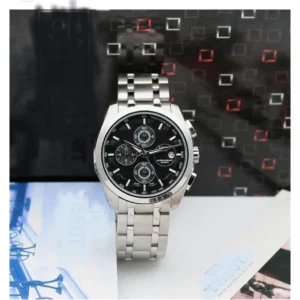 Tissot Silver Black Chronograph New Stylish Branded Men’s Watch For Man Men jacket for man TS-2183