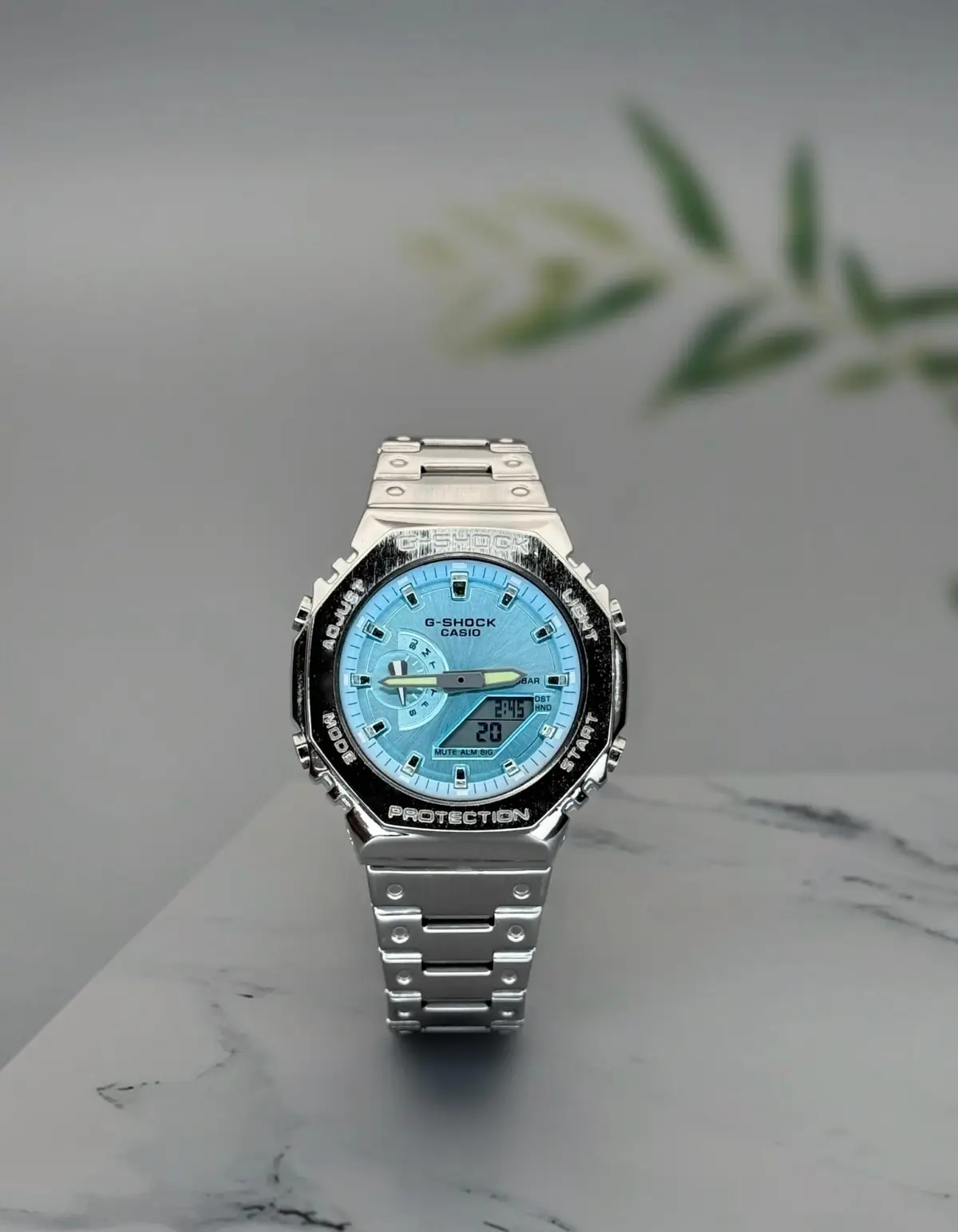 G-Shock GM-2100D Silver Ice Blue