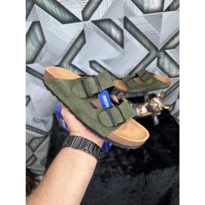 Birkenstock Arizona Olive Suede For Men (SF89)