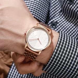 buy classy armani exchange jubilee belt edition store article watch for men 5