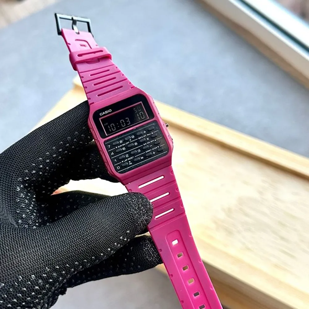 Buy Classy Casio Calculator Pink Watch For Men (SHH04779)