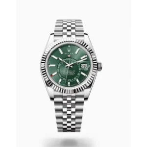 Buy Classy Rolex Skydweller Limited Edition Green Watch For Men (SHH04727)