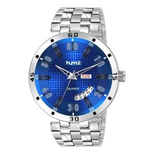 Buy HMT Men’s Watch Stainless Steel Day and Date Watch (Buyon-2095928)