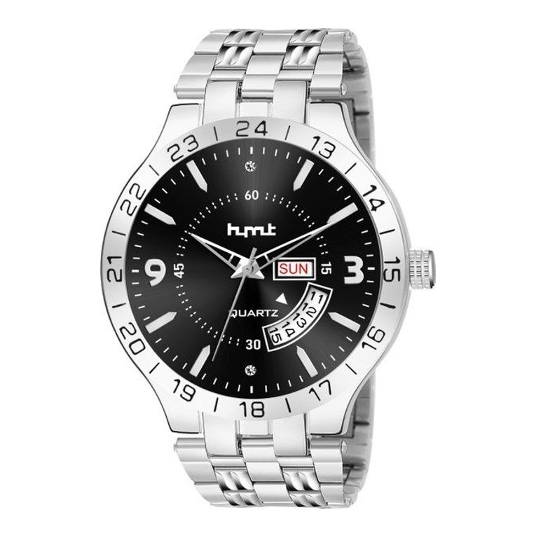 Buy HMT Men’s Watch Stainless Steel Day and Date Watch