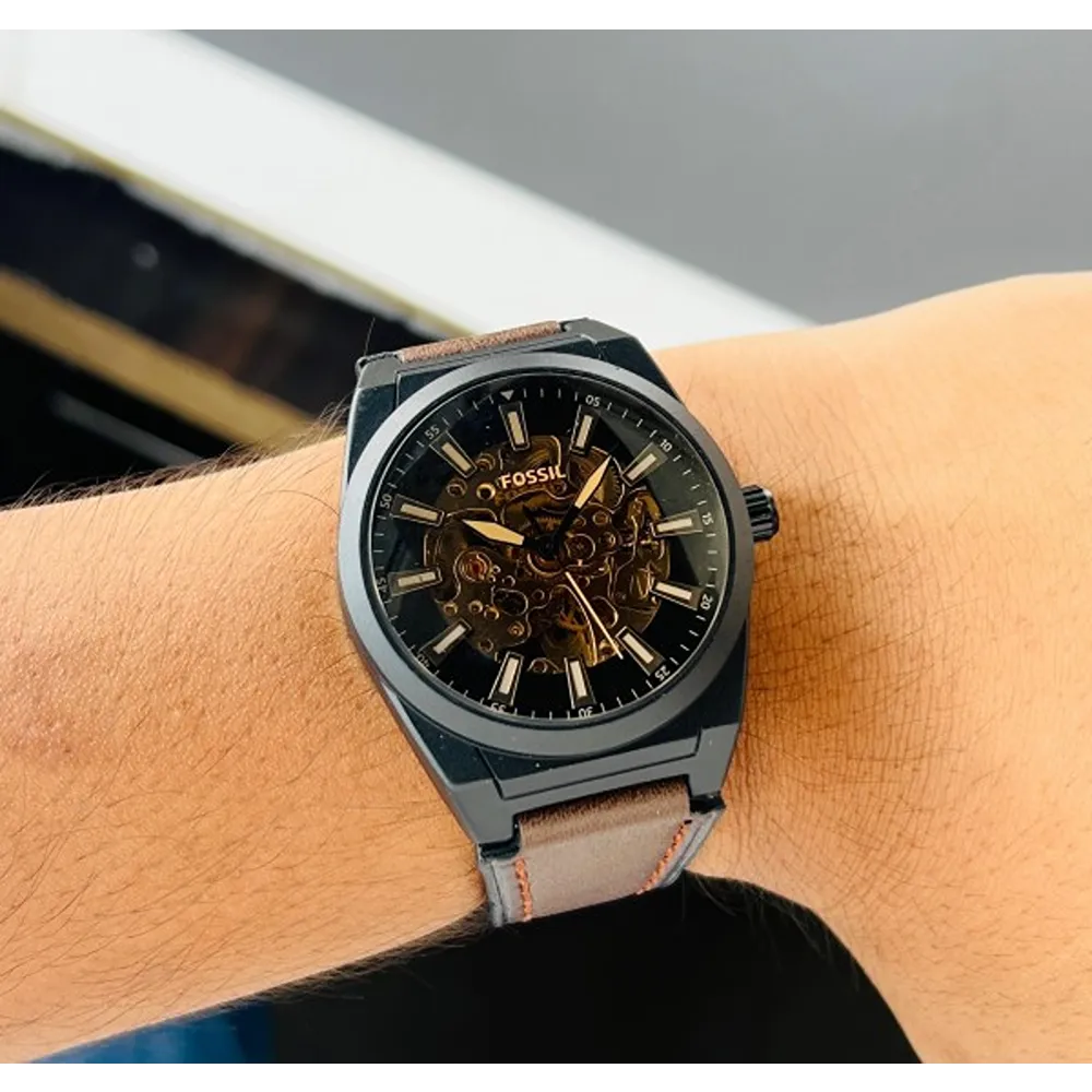 Buy Luxurious Fossil Everate Skeleton Automatic Watch For Men (CS4644)