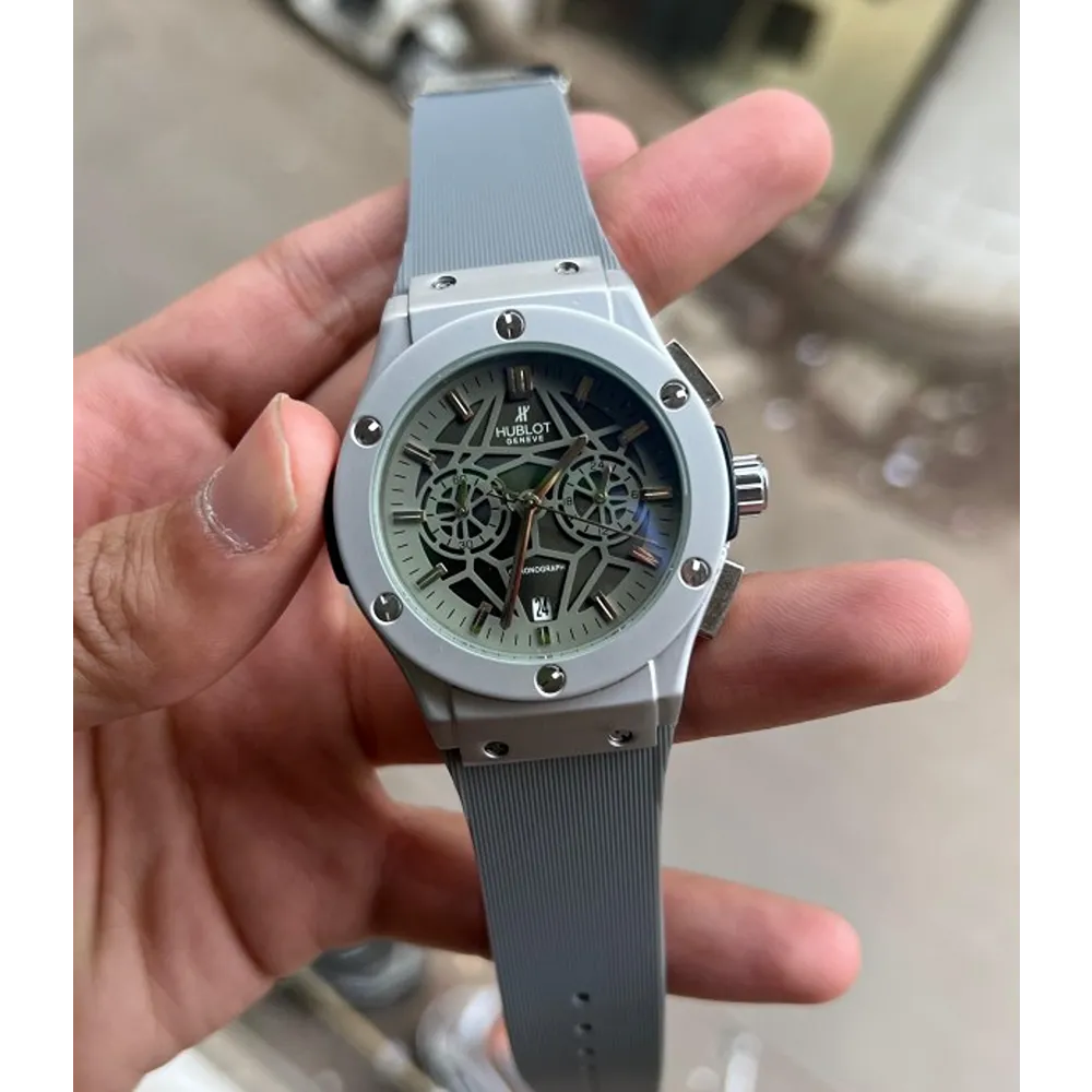 Buy Luxurious Hublot Big Bang Round All Black Quartz Watch For Men (CS4657)